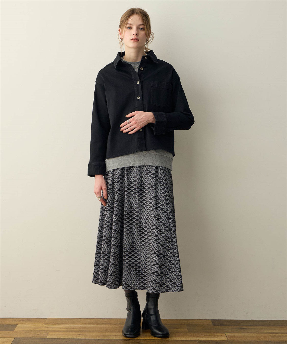 LE SOUK HOLIDAY デニムショートシャツ_sub_12