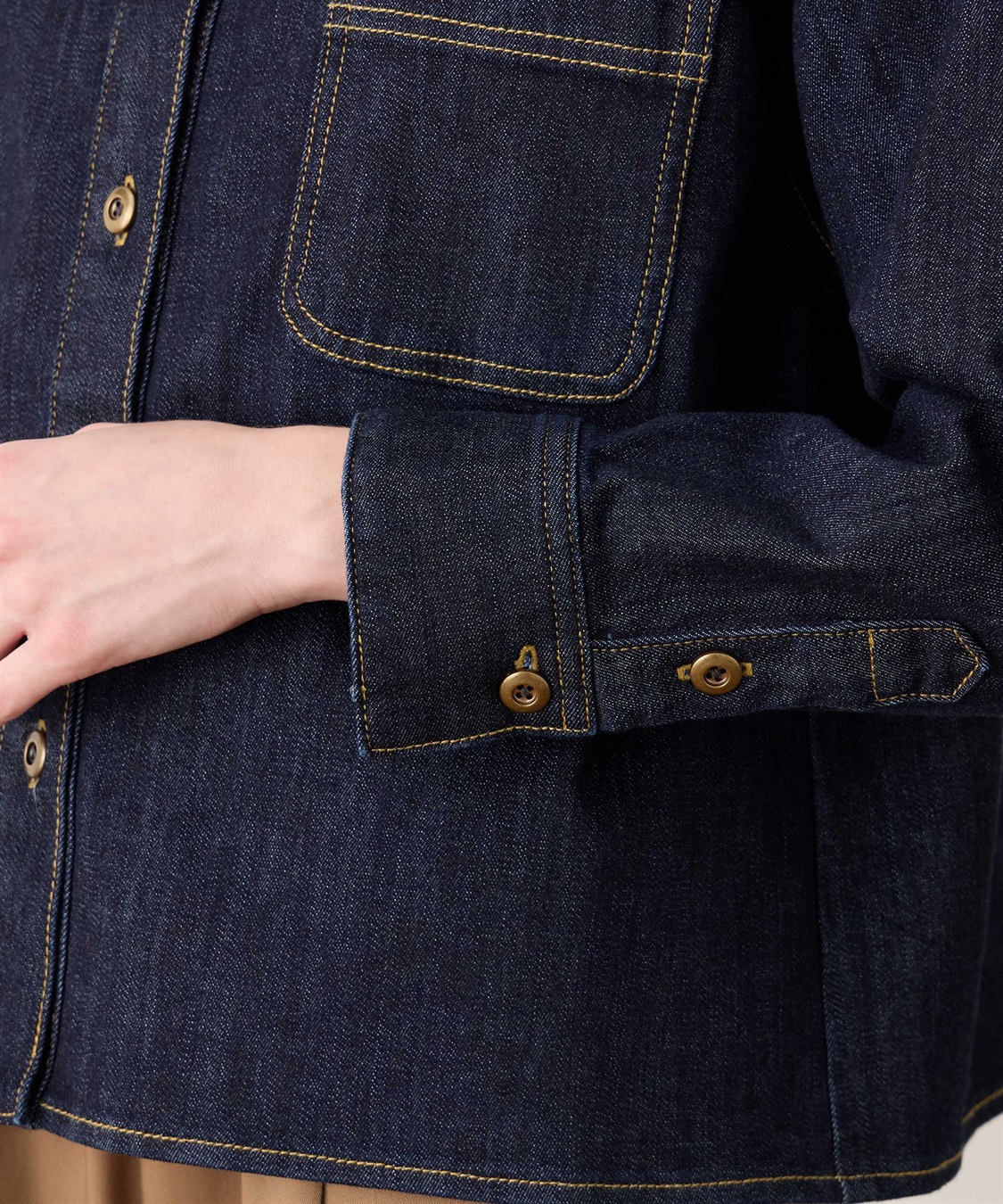 LE SOUK HOLIDAY デニムショートシャツ_sub_14