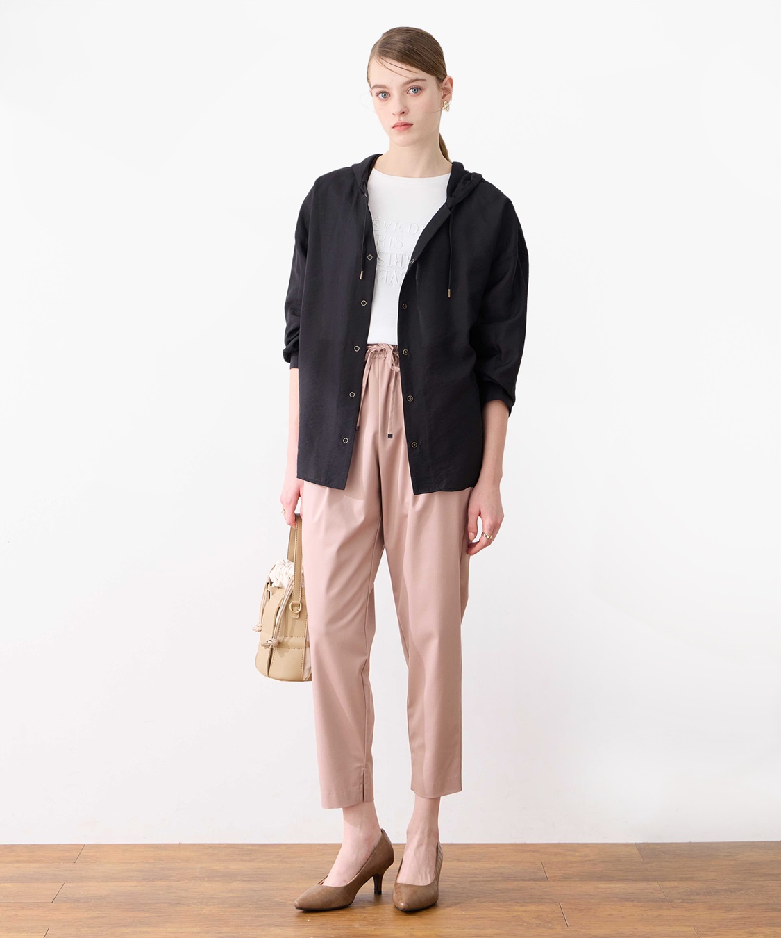 LE SOUK HOLIDAY シアーフードシャツ_sub_10