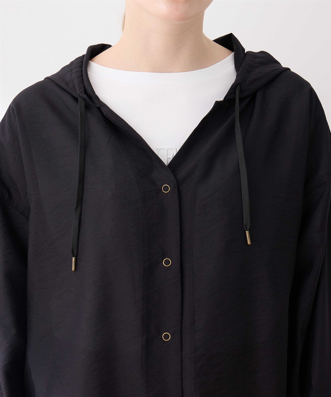 LE SOUK HOLIDAY シアーフードシャツ_sub_11