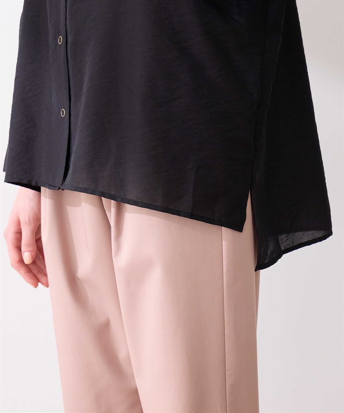 LE SOUK HOLIDAY シアーフードシャツ_sub_13