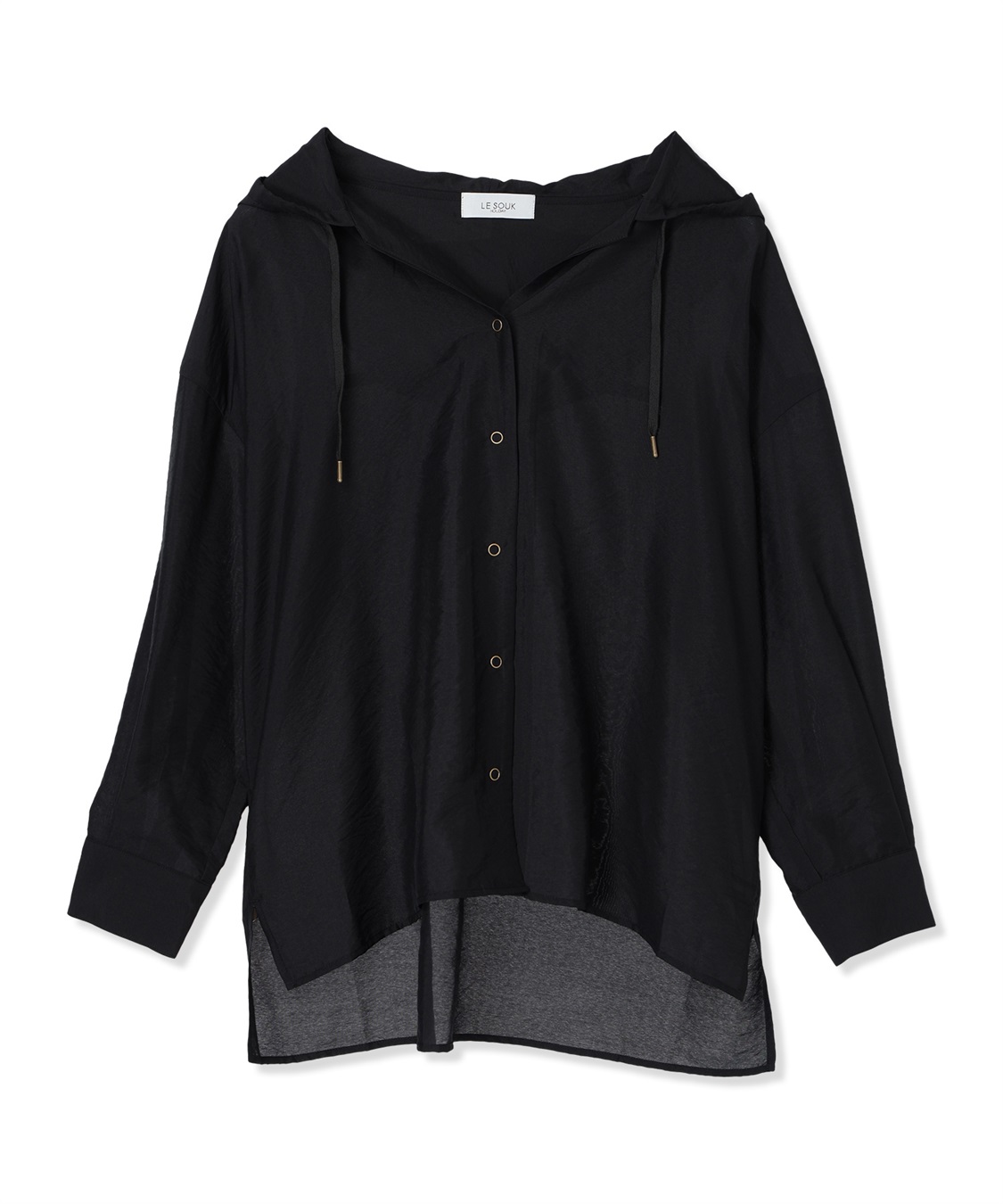 LE SOUK HOLIDAY シアーフードシャツ_sub_14