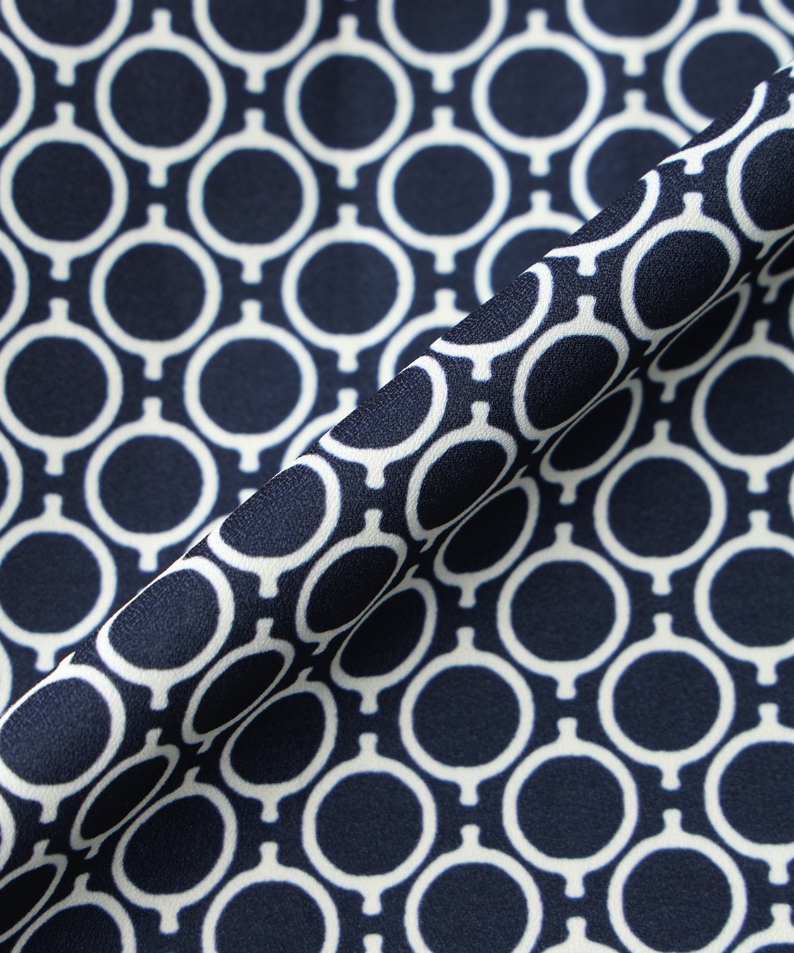 LE SOUK HOLIDAY 幾何学プリントバンドカラーブラウス_sub_27