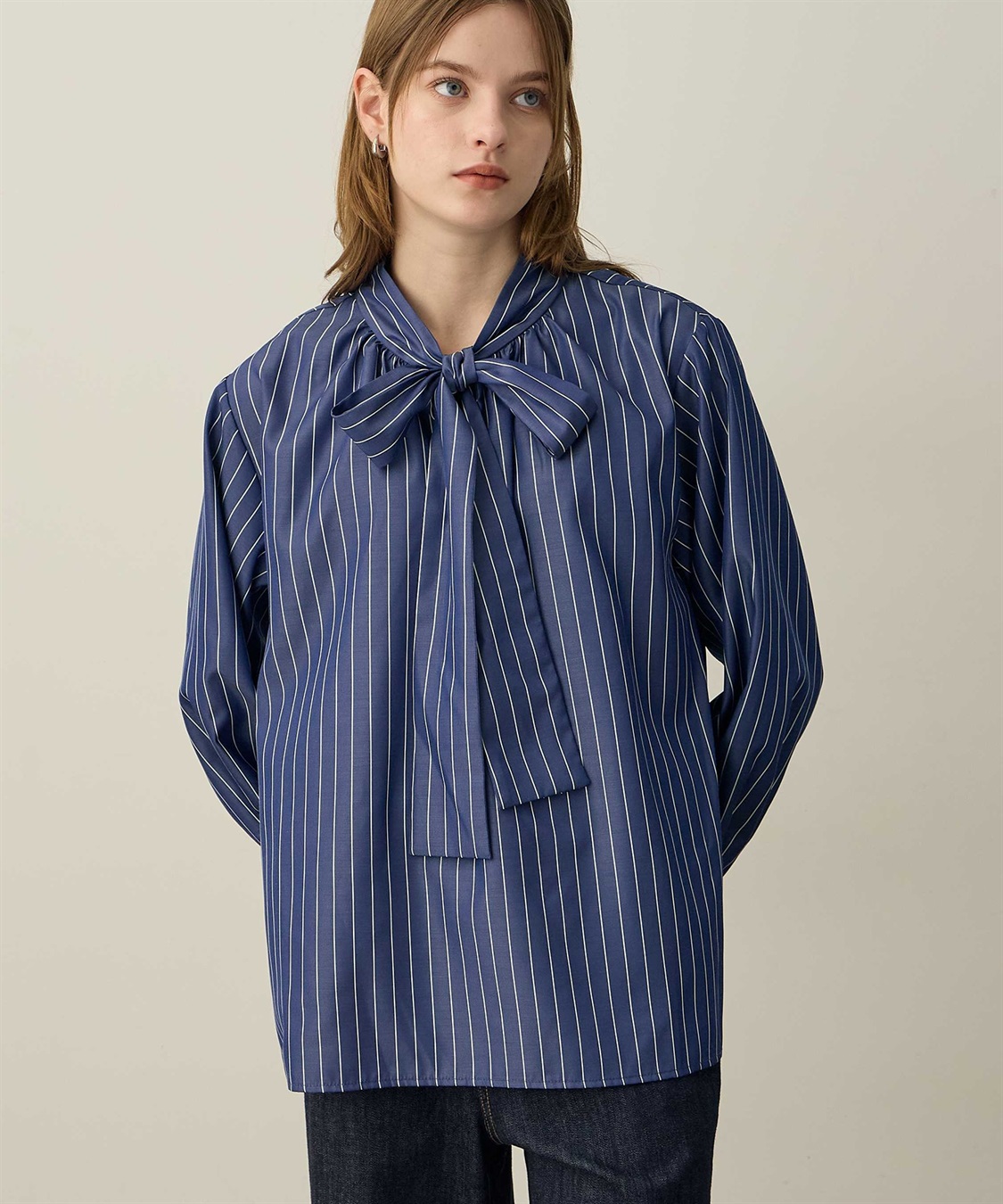 LE SOUK HOLIDAY ボウタイリボンブラウス_sub_1