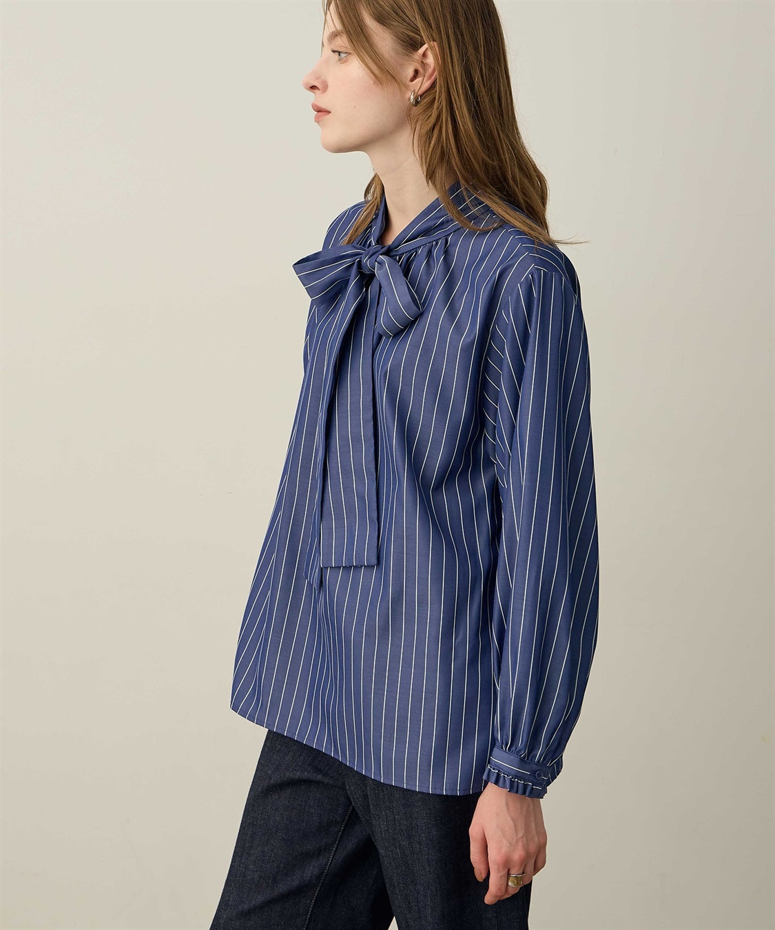 LE SOUK HOLIDAY ボウタイリボンブラウス_sub_5