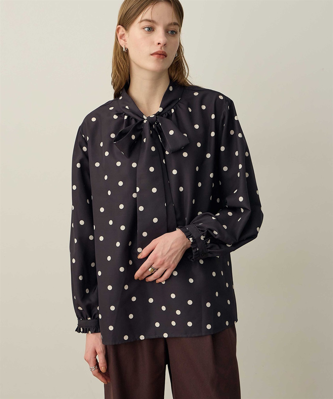 LE SOUK HOLIDAY ボウタイリボンブラウス_sub_7
