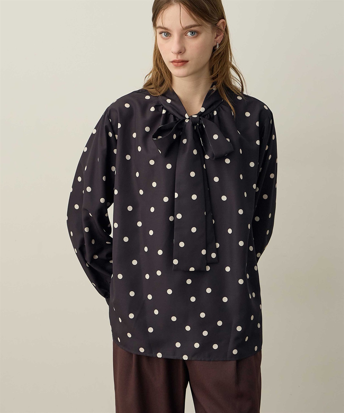 LE SOUK HOLIDAY ボウタイリボンブラウス_sub_8