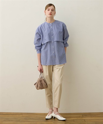 LE SOUK HOLIDAY レイヤード風ストライプブラウス_subthumb_8