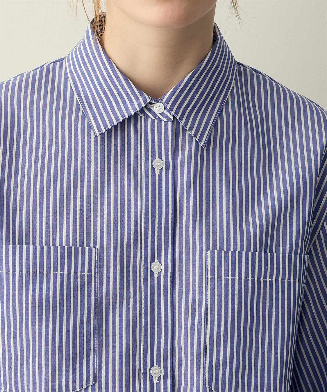 LE SOUK HOLIDAY レギュラーカラーストライプシャツ_sub_9