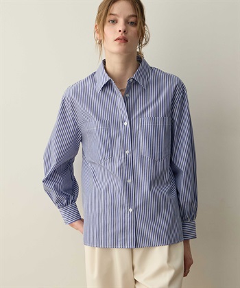 LE SOUK HOLIDAY レギュラーカラーラメストライプシャツ_subthumb_19