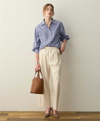 LE SOUK HOLIDAY レギュラーカラーラメストライプシャツ_subthumb_21