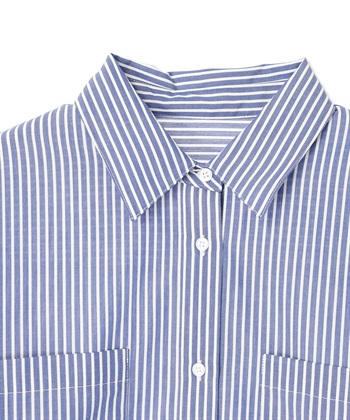 LE SOUK HOLIDAY レギュラーカラーラメストライプシャツ_subthumb_25