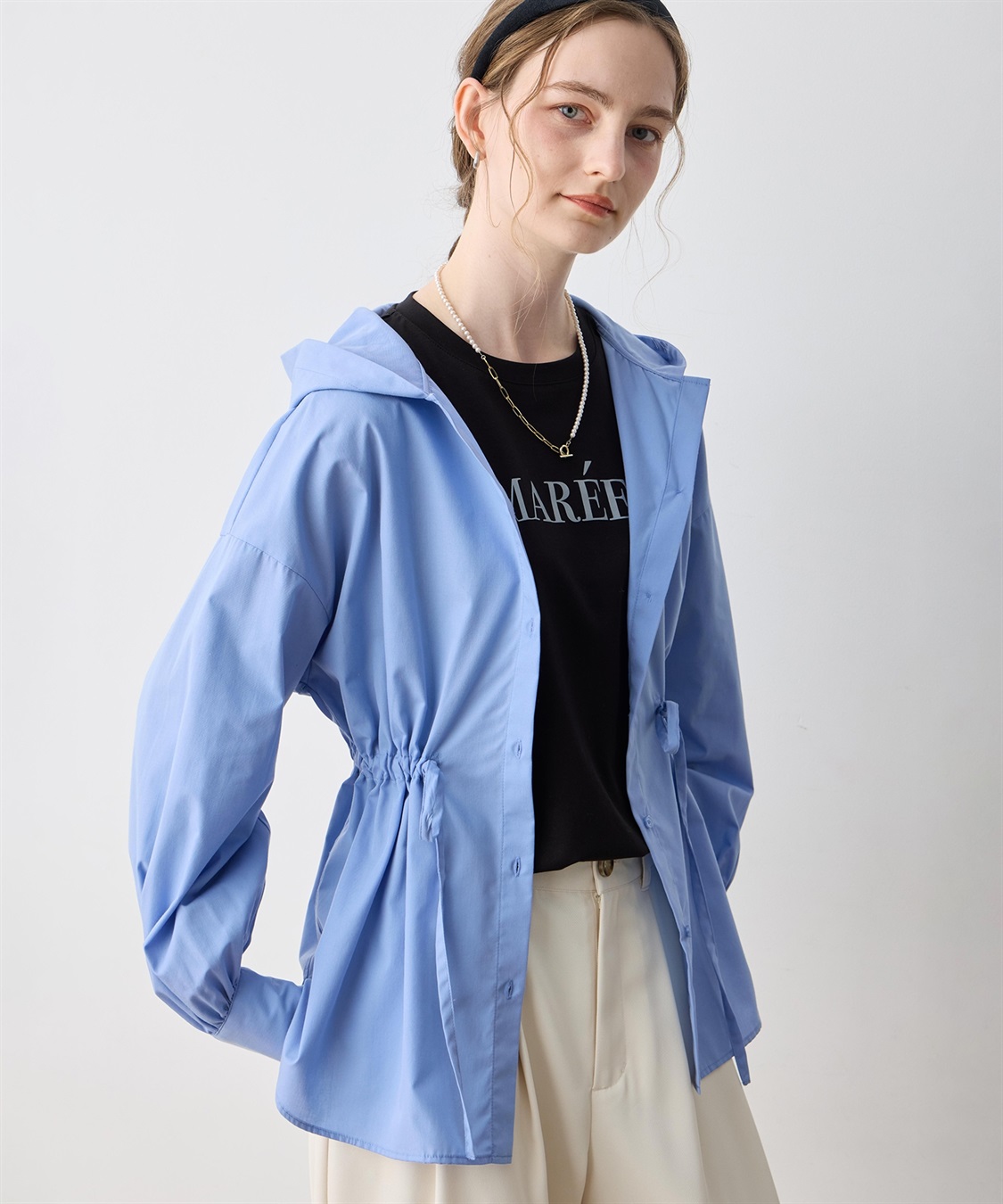 LE SOUK HOLIDAY フードシャツ_sub_9