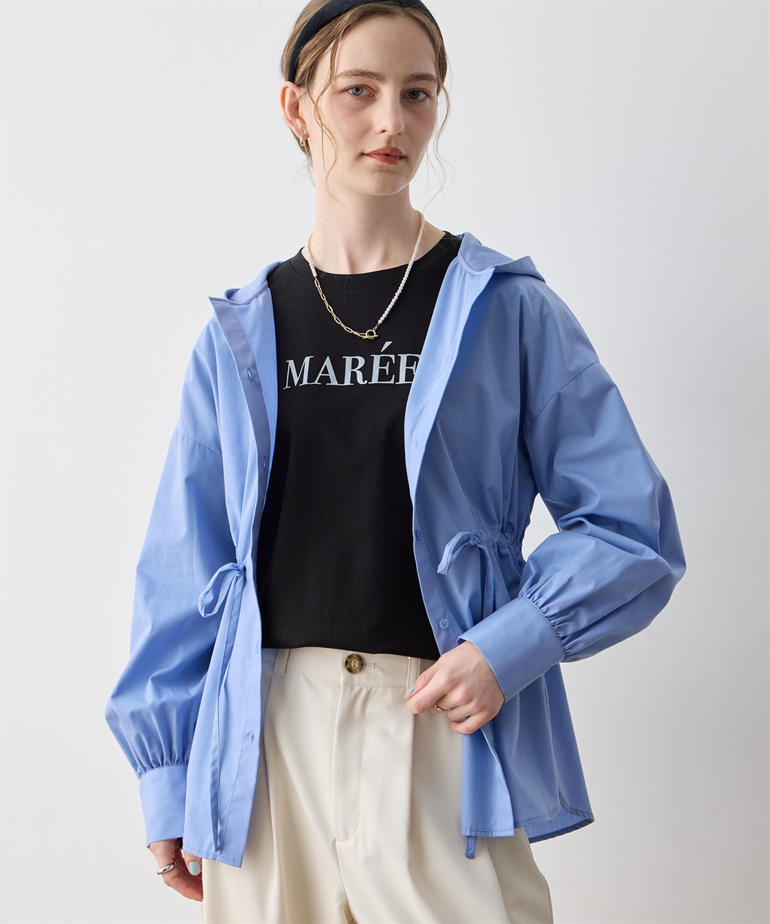 LE SOUK HOLIDAY フードシャツ_sub_11