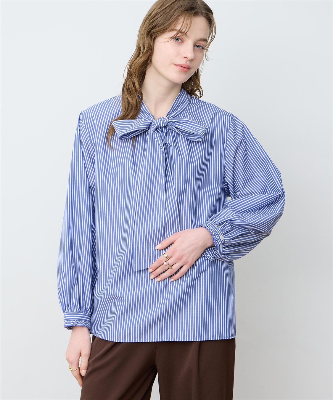 LE SOUK HOLIDAY ボウタイブラウス_sub_3