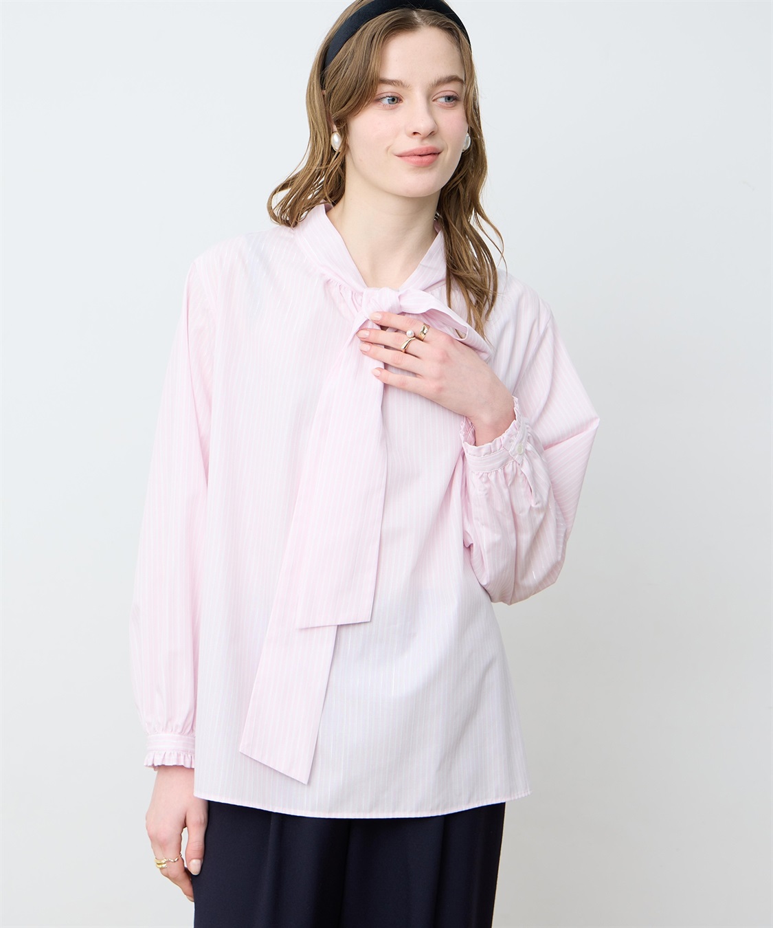 LE SOUK HOLIDAY ボウタイブラウス_sub_14