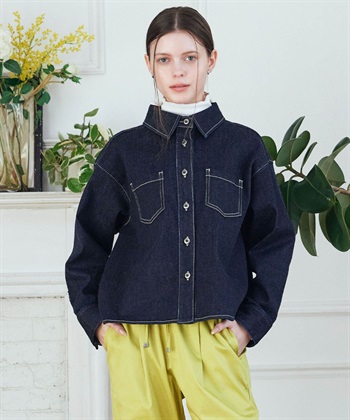 LE SOUK HOLIDAY ストレッチデニムシャツ_subthumb_8