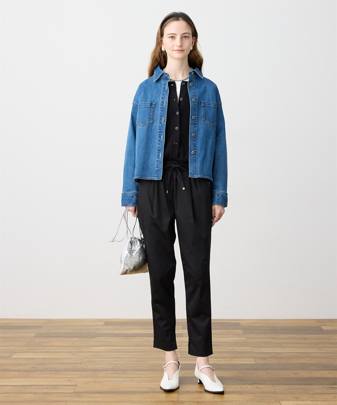 LE SOUK HOLIDAY ストレッチデニムシャツ_sub_15