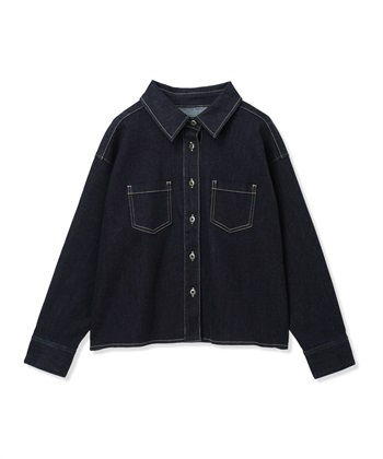 LE SOUK HOLIDAY ストレッチデニムシャツ_subthumb_23