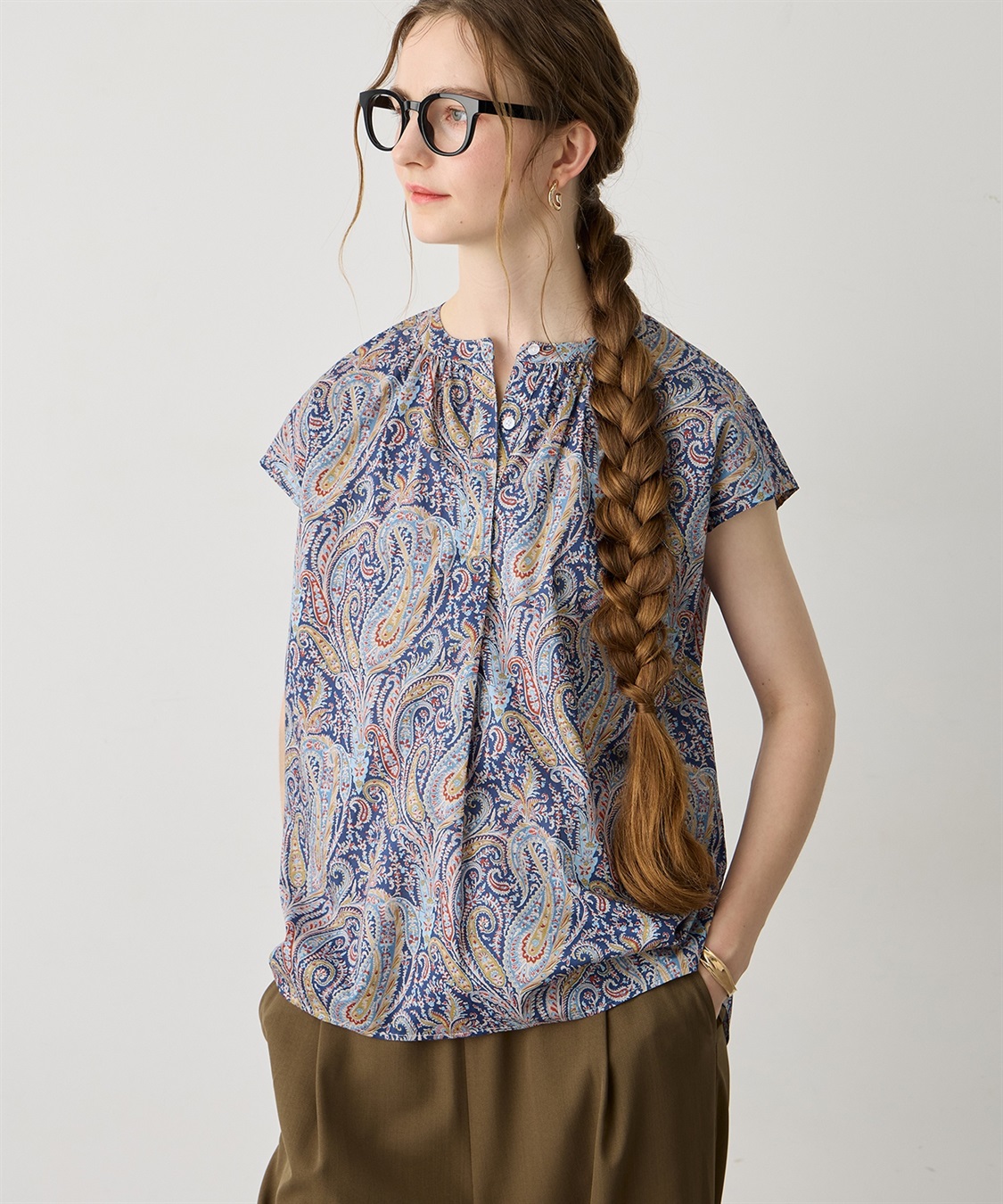 LE SOUK HOLIDAY 【Liberty】リバティプリントブラウス_sub_3