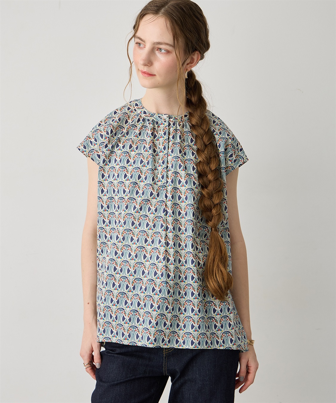 LE SOUK HOLIDAY 【Liberty】リバティプリントブラウス_sub_5