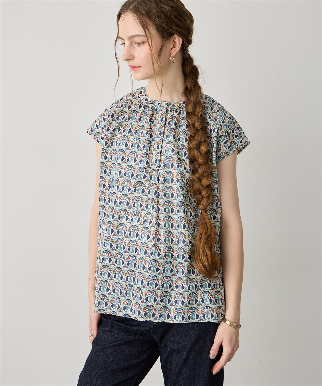 LE SOUK HOLIDAY 【Liberty】リバティプリントブラウス_sub_6