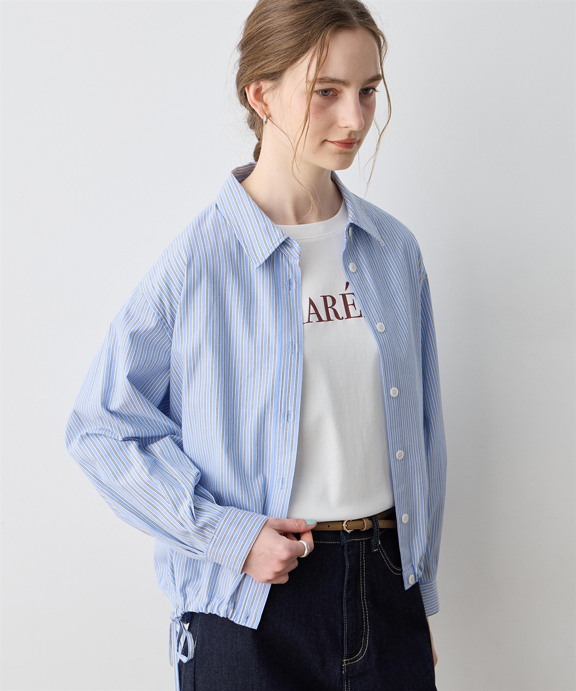 LE SOUK HOLIDAY ドロストシャツブルゾン_sub_5