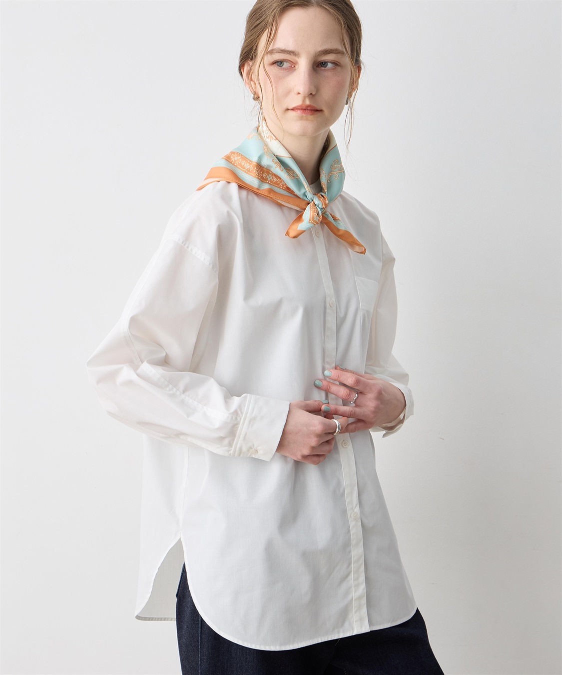 LE SOUK HOLIDAY ノーカラーシャツ_sub_2