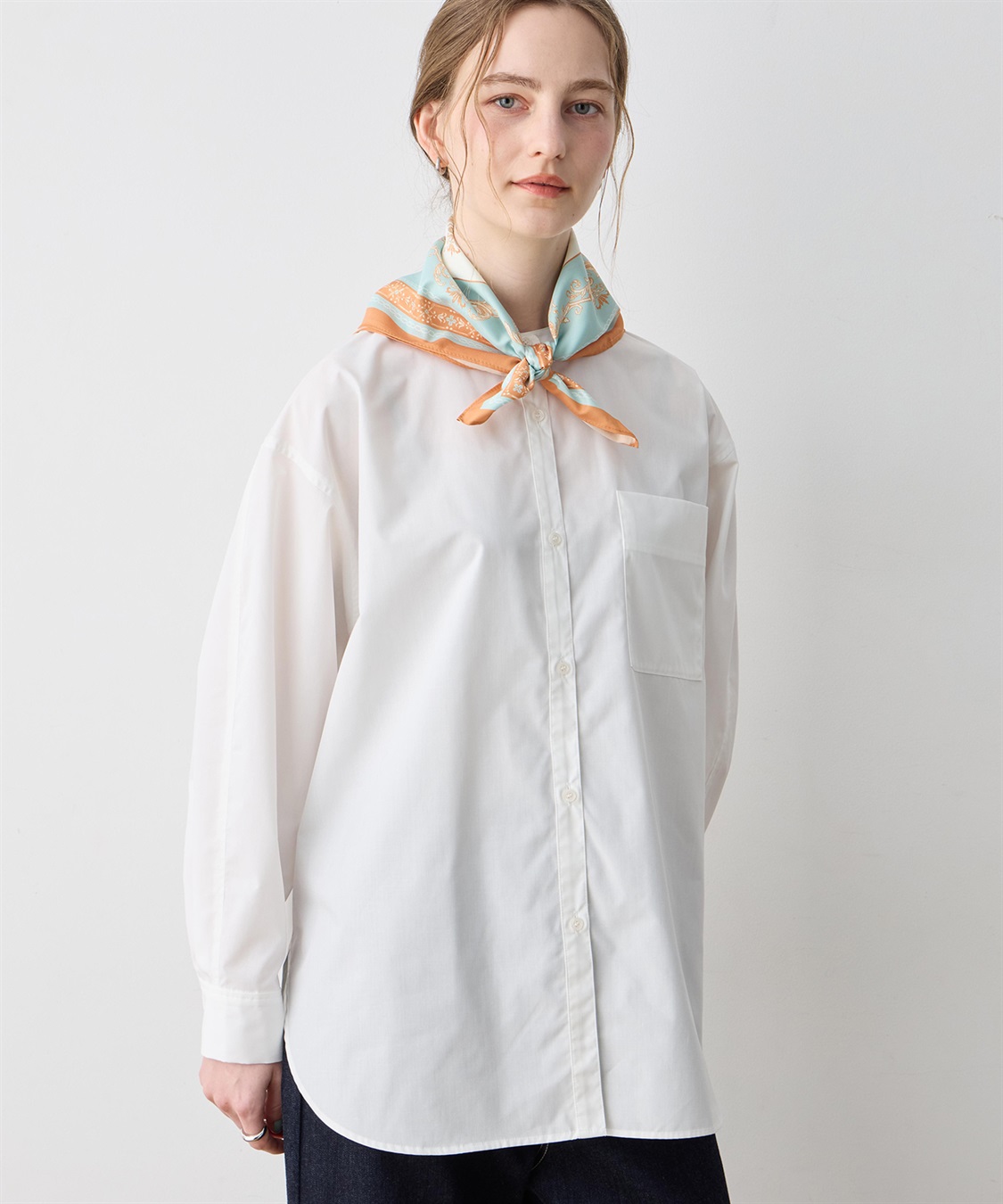 LE SOUK HOLIDAY ノーカラーシャツ_sub_4