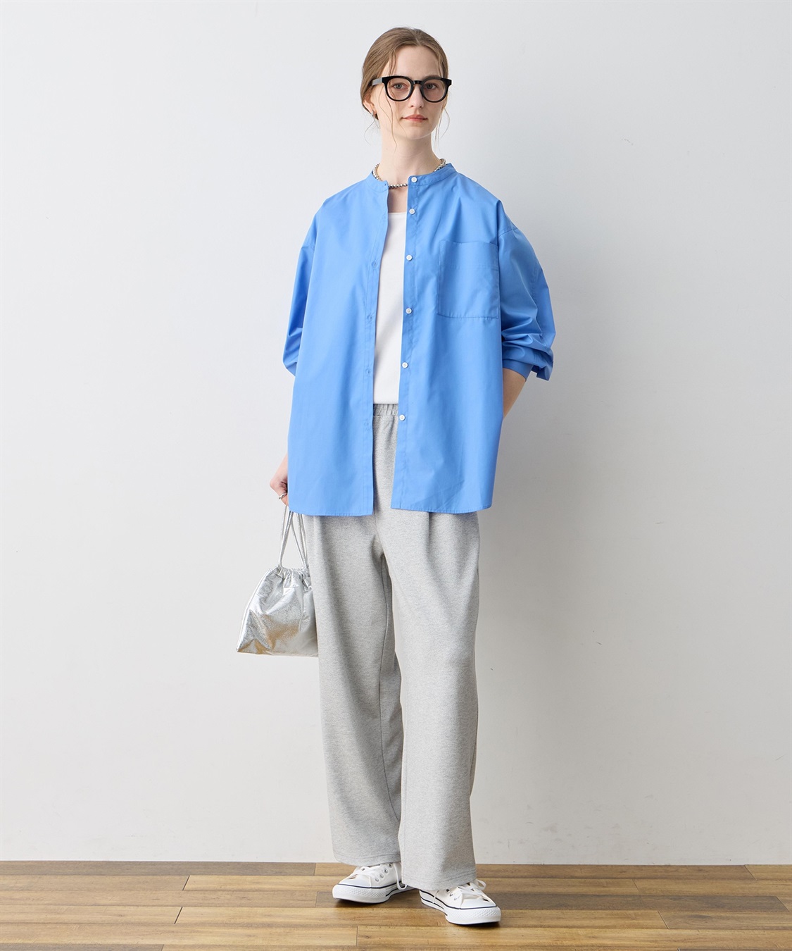 LE SOUK HOLIDAY ノーカラーシャツ_sub_8