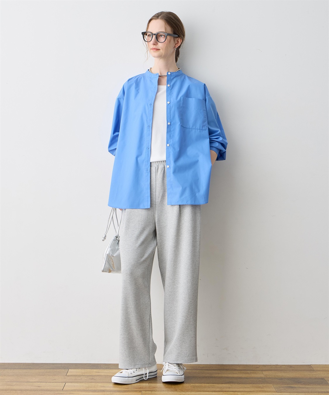 LE SOUK HOLIDAY ノーカラーシャツ_sub_10