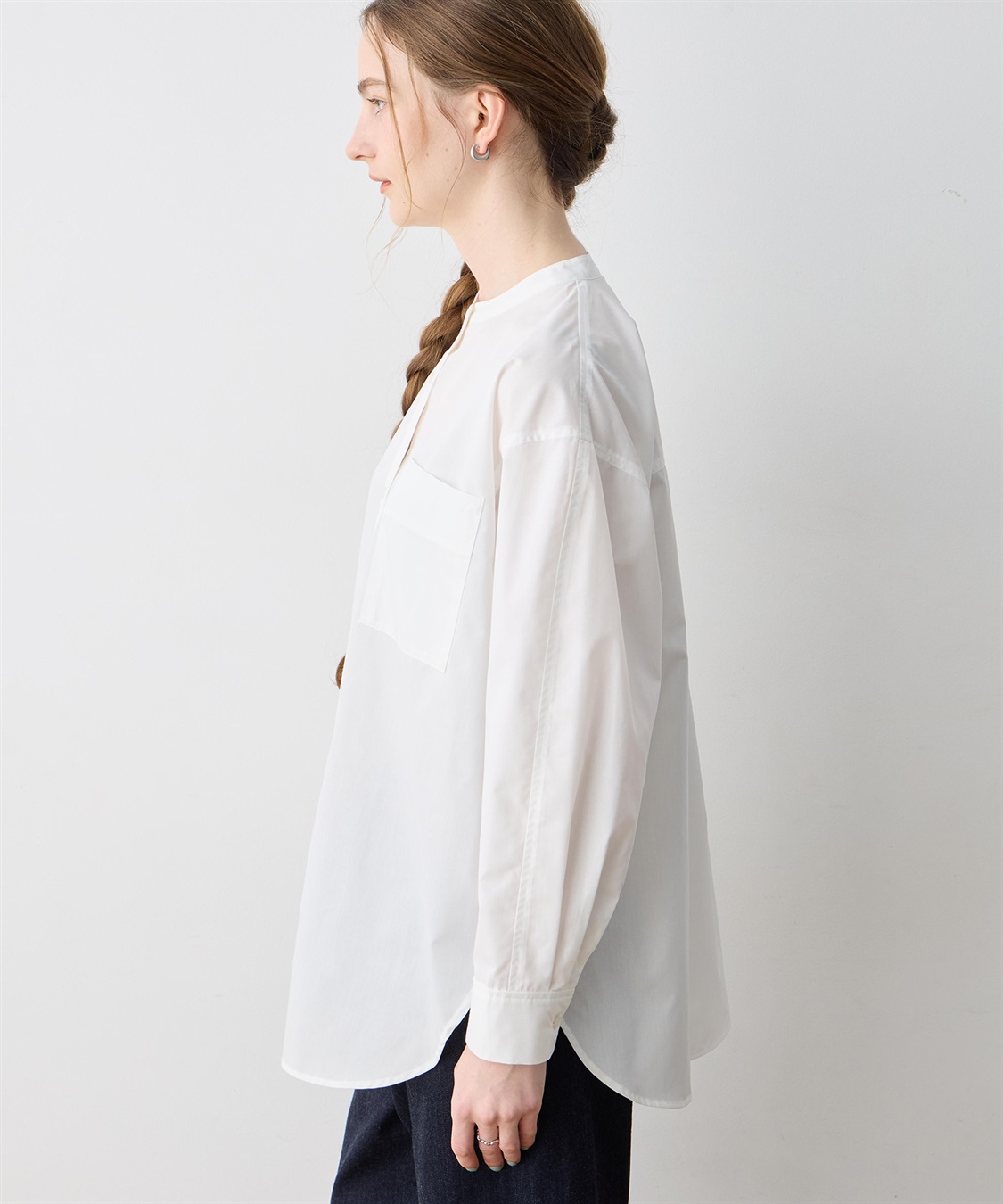 LE SOUK HOLIDAY ノーカラーシャツ_sub_15