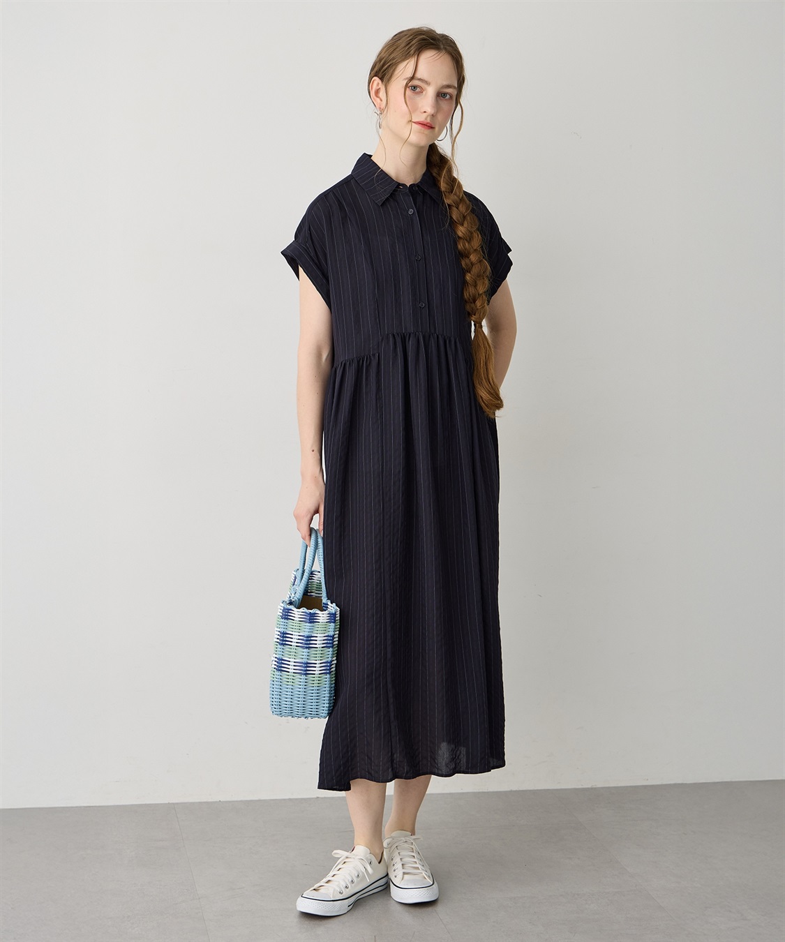 LE SOUK HOLIDAY 《WEB限定》軽やかギャザーワンピース_sub_1