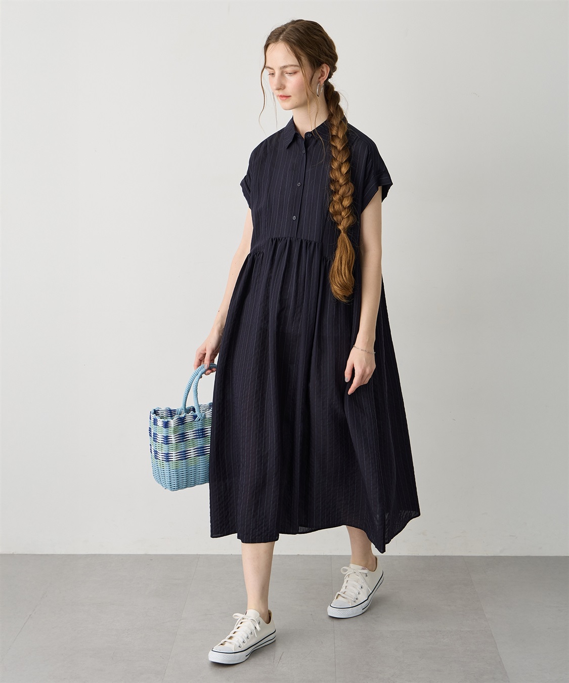 LE SOUK HOLIDAY 《WEB限定》軽やかギャザーワンピース_sub_2