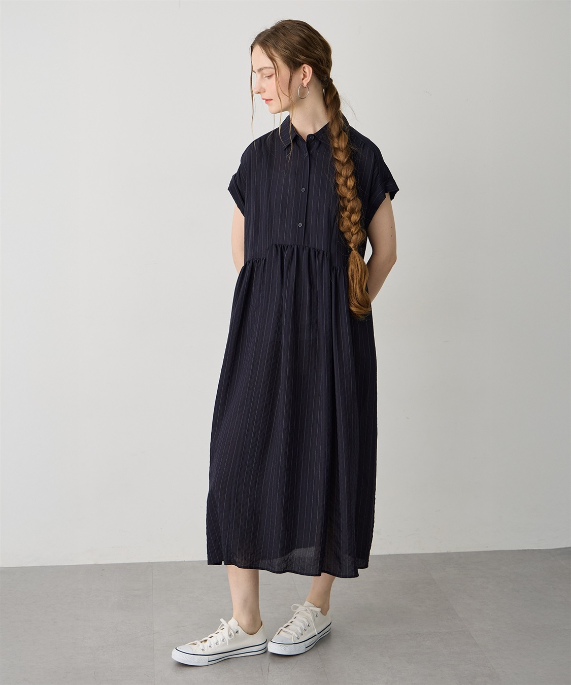 LE SOUK HOLIDAY 《WEB限定》軽やかギャザーワンピース_sub_3