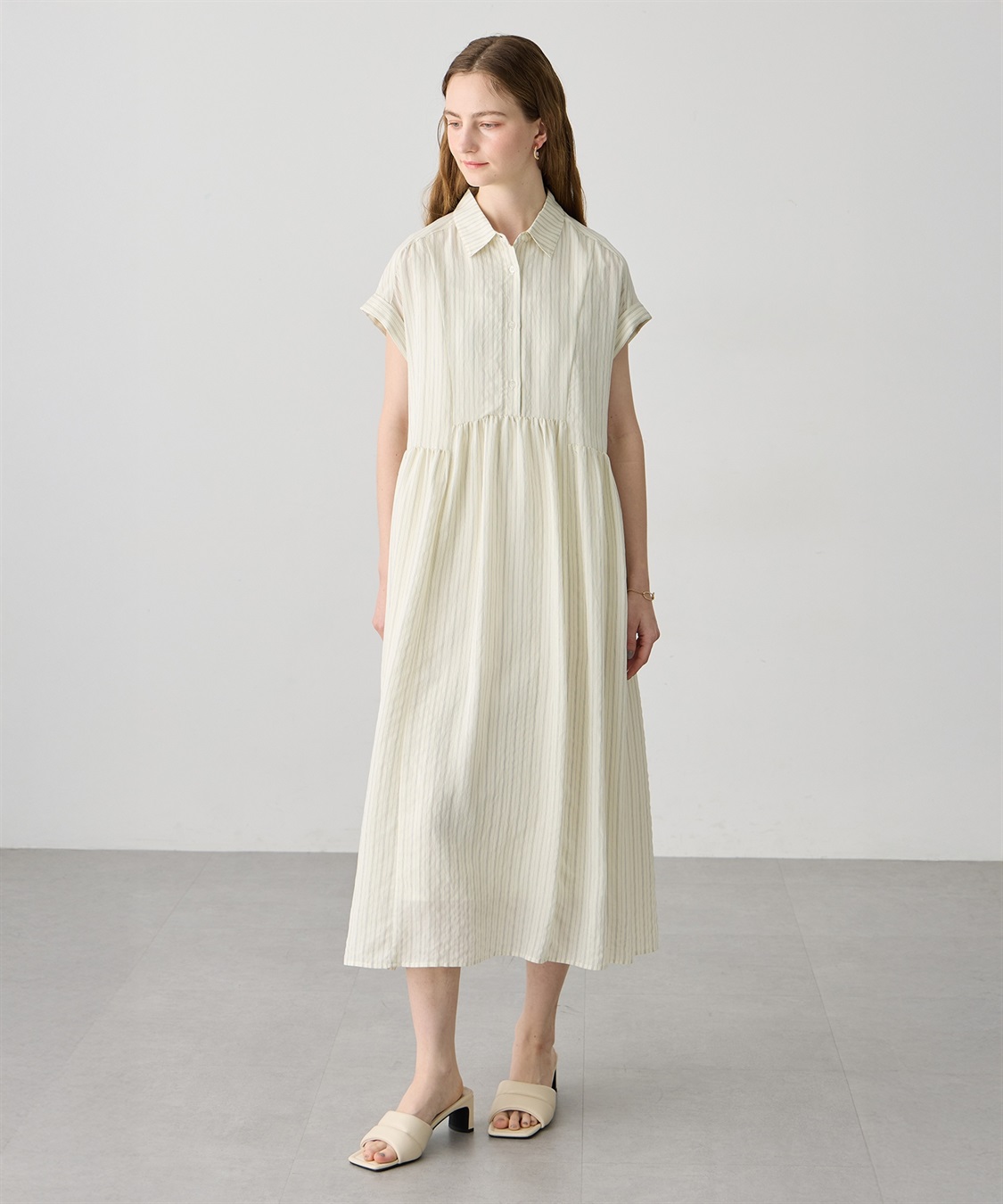 LE SOUK HOLIDAY 《WEB限定》軽やかギャザーワンピース_sub_11