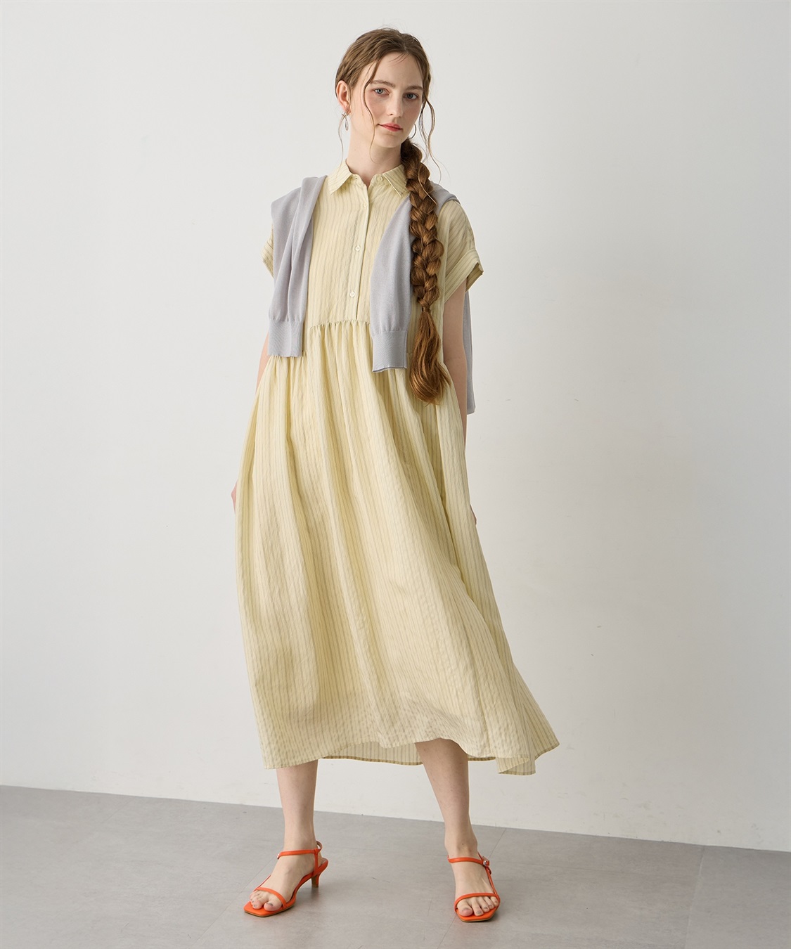 LE SOUK HOLIDAY 《WEB限定》軽やかギャザーワンピース_sub_17