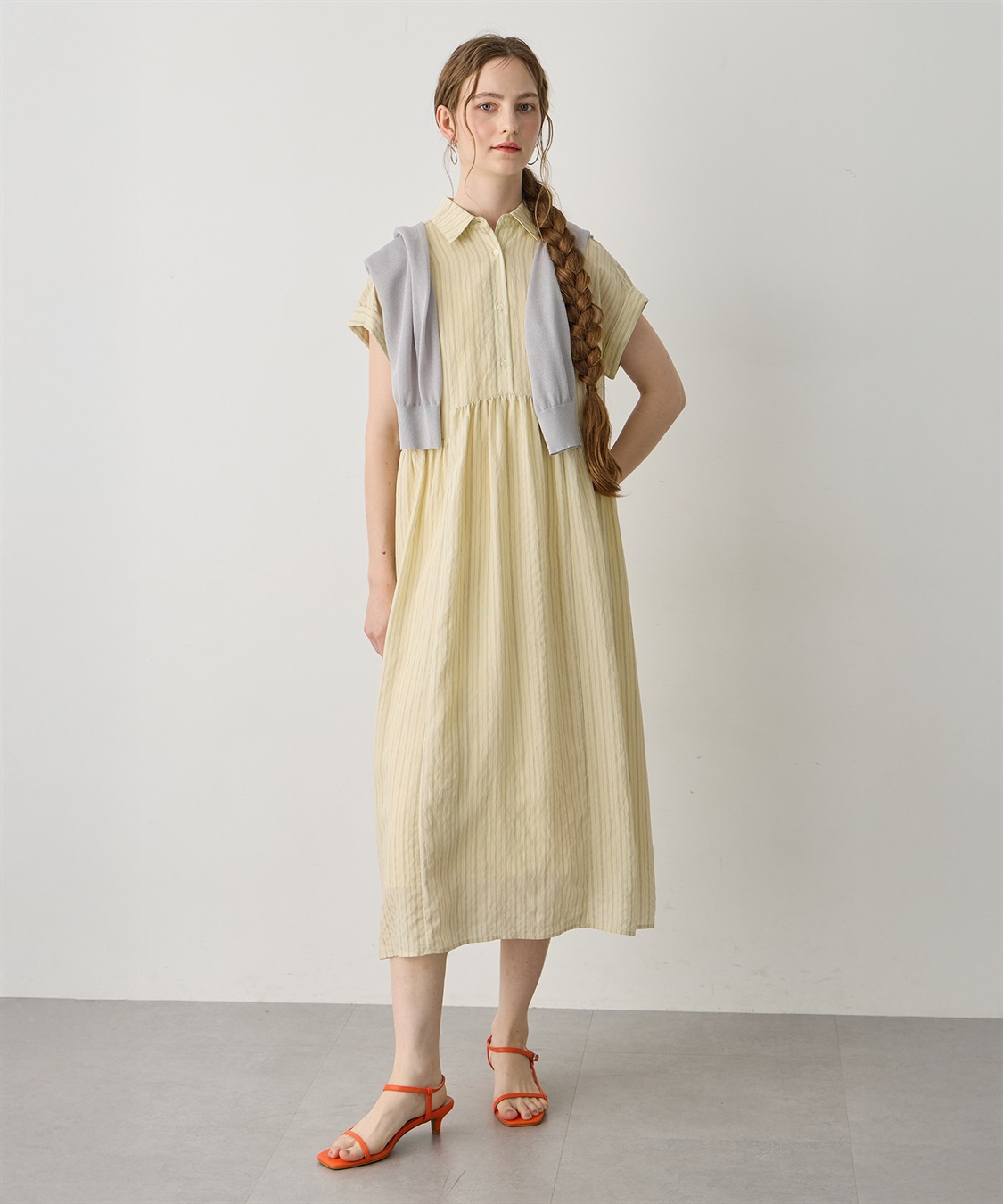 LE SOUK HOLIDAY 《WEB限定》軽やかギャザーワンピース_sub_19