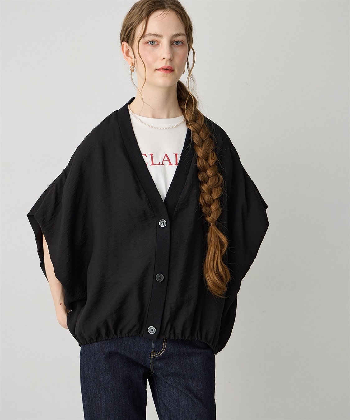 LE SOUK HOLIDAY 《WEB限定》裾ドロストシアーカーディガン_sub_7