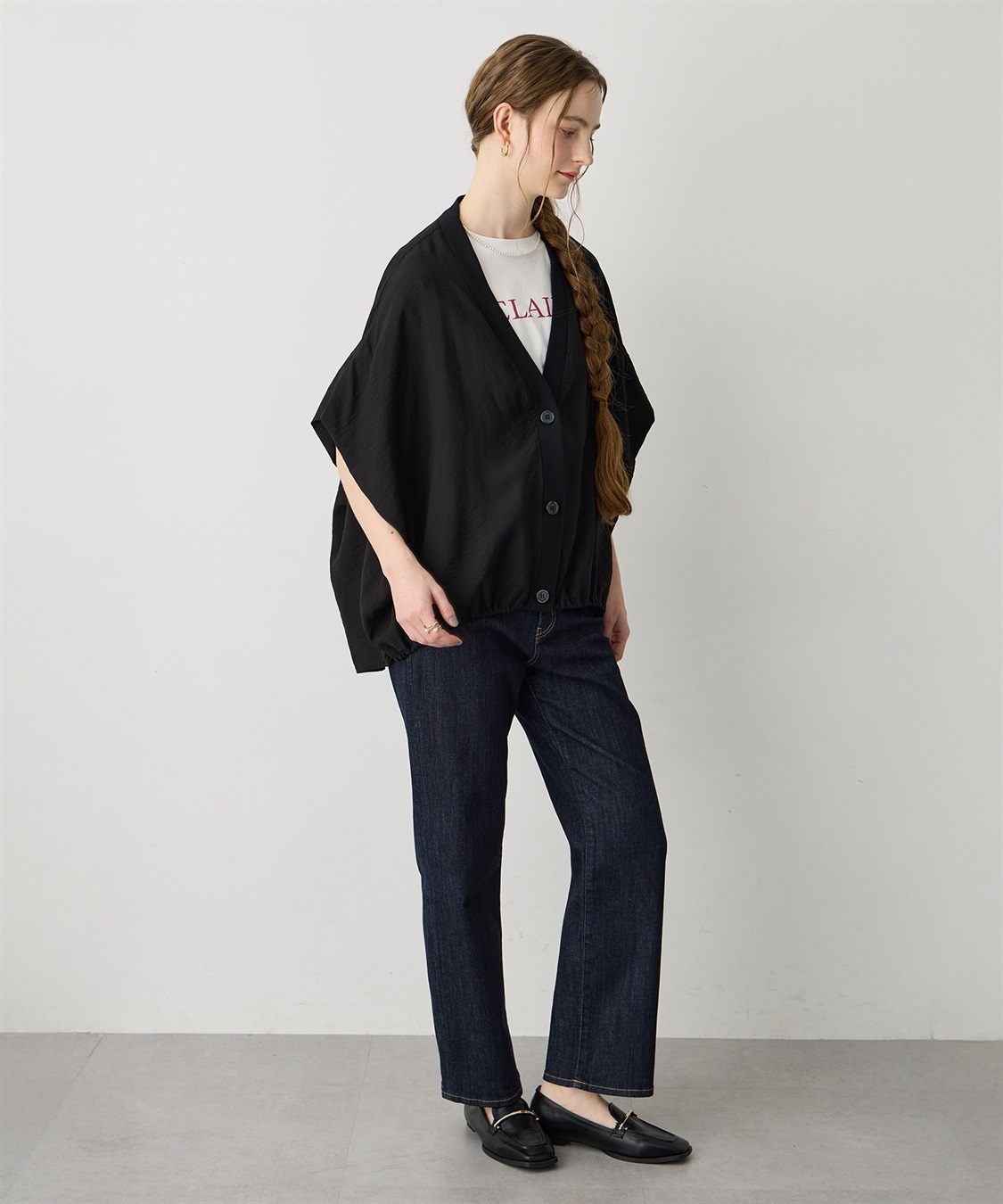 LE SOUK HOLIDAY 《WEB限定》裾ドロストシアーカーディガン_sub_11