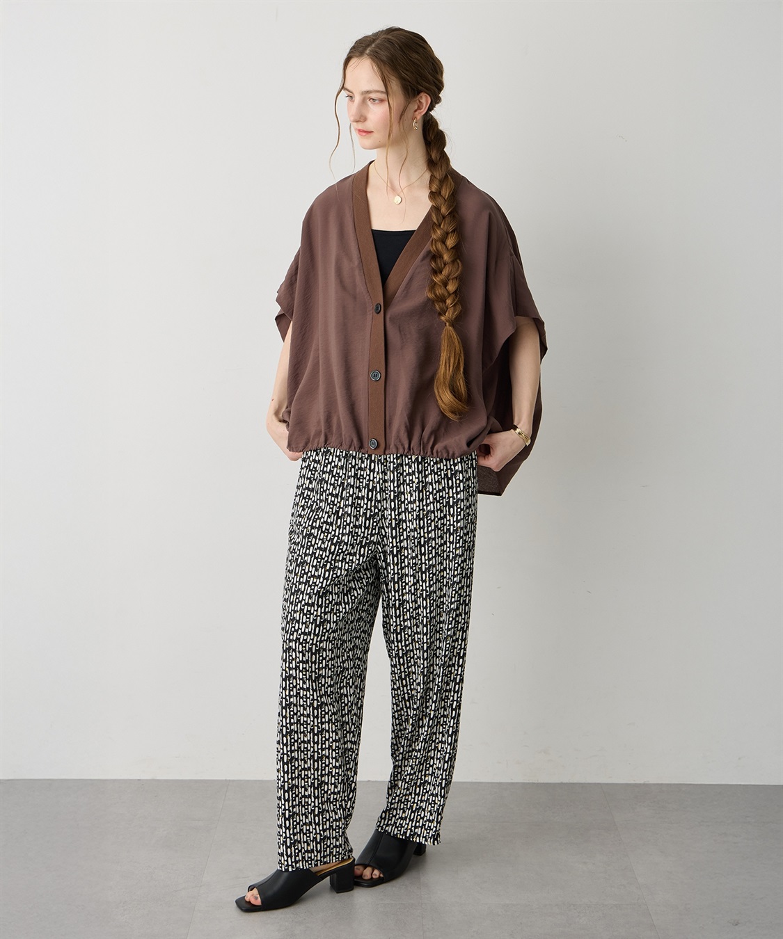 LE SOUK HOLIDAY 《WEB限定》裾ドロストシアーカーディガン_sub_14