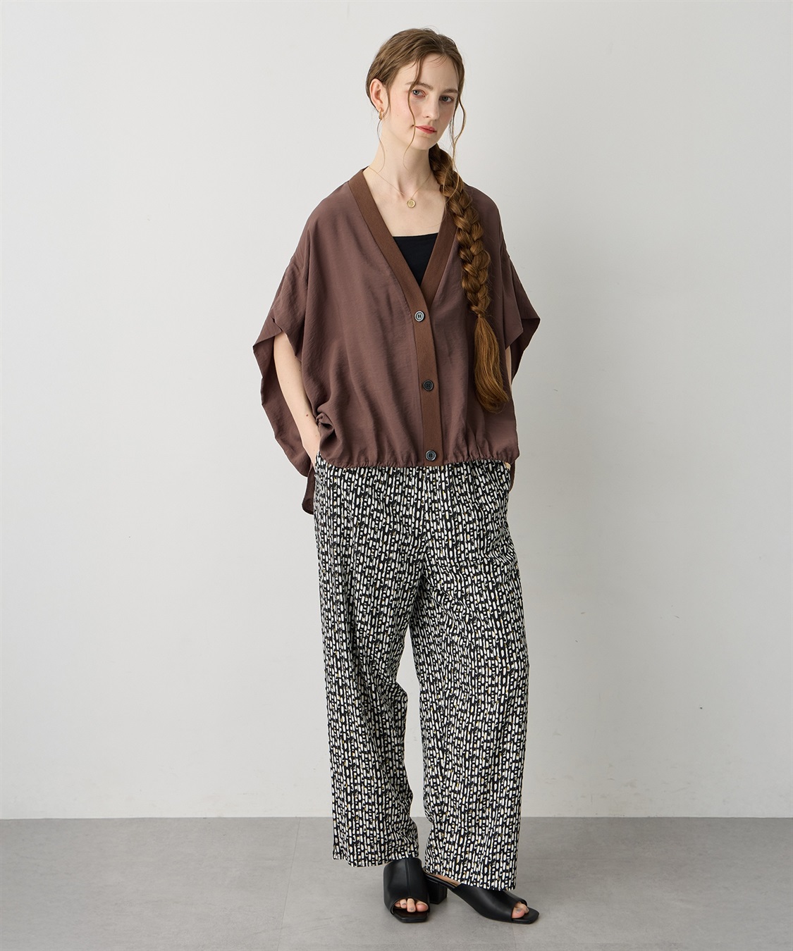 LE SOUK HOLIDAY 《WEB限定》裾ドロストシアーカーディガン_sub_15