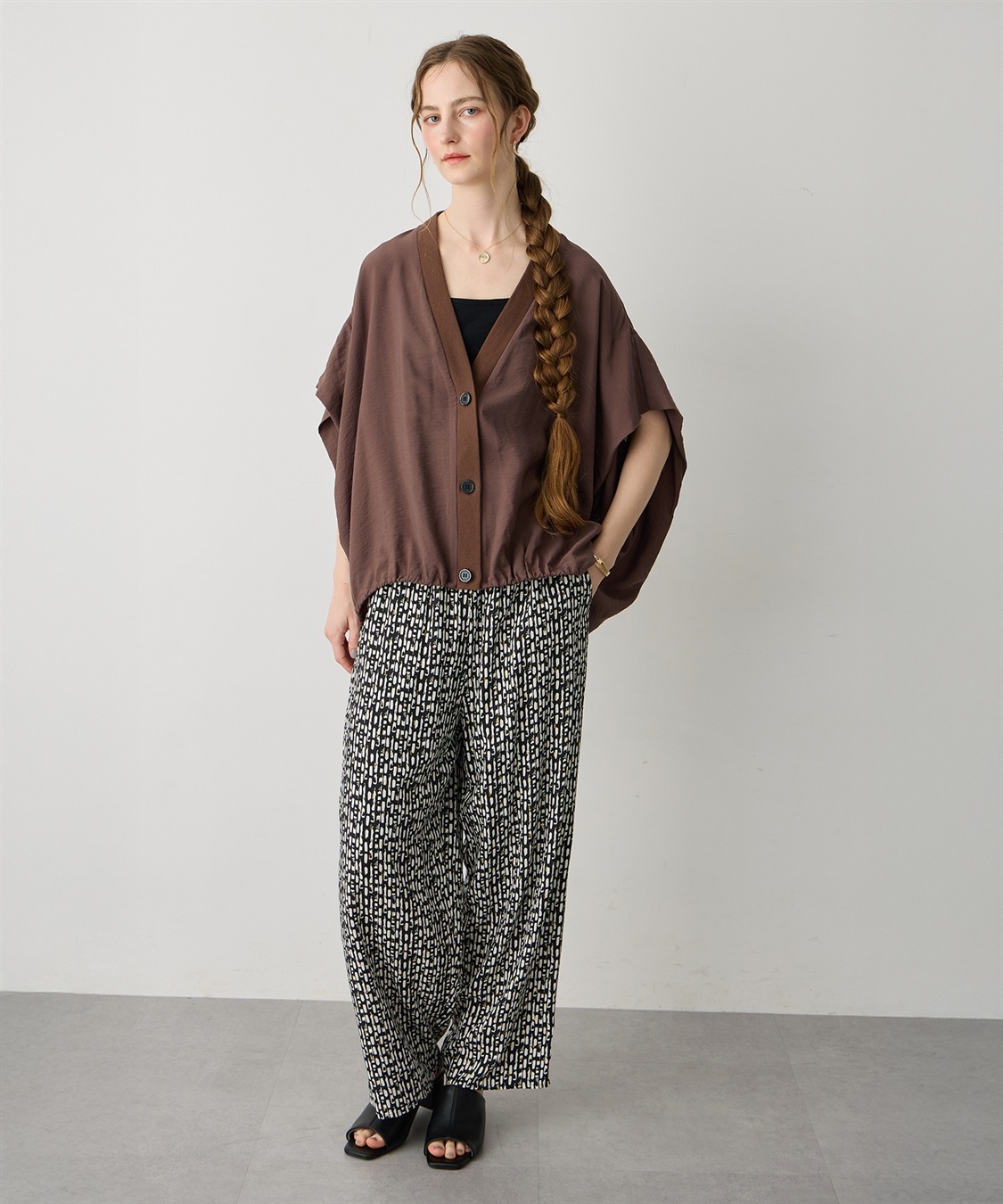 LE SOUK HOLIDAY 《WEB限定》裾ドロストシアーカーディガン_sub_16