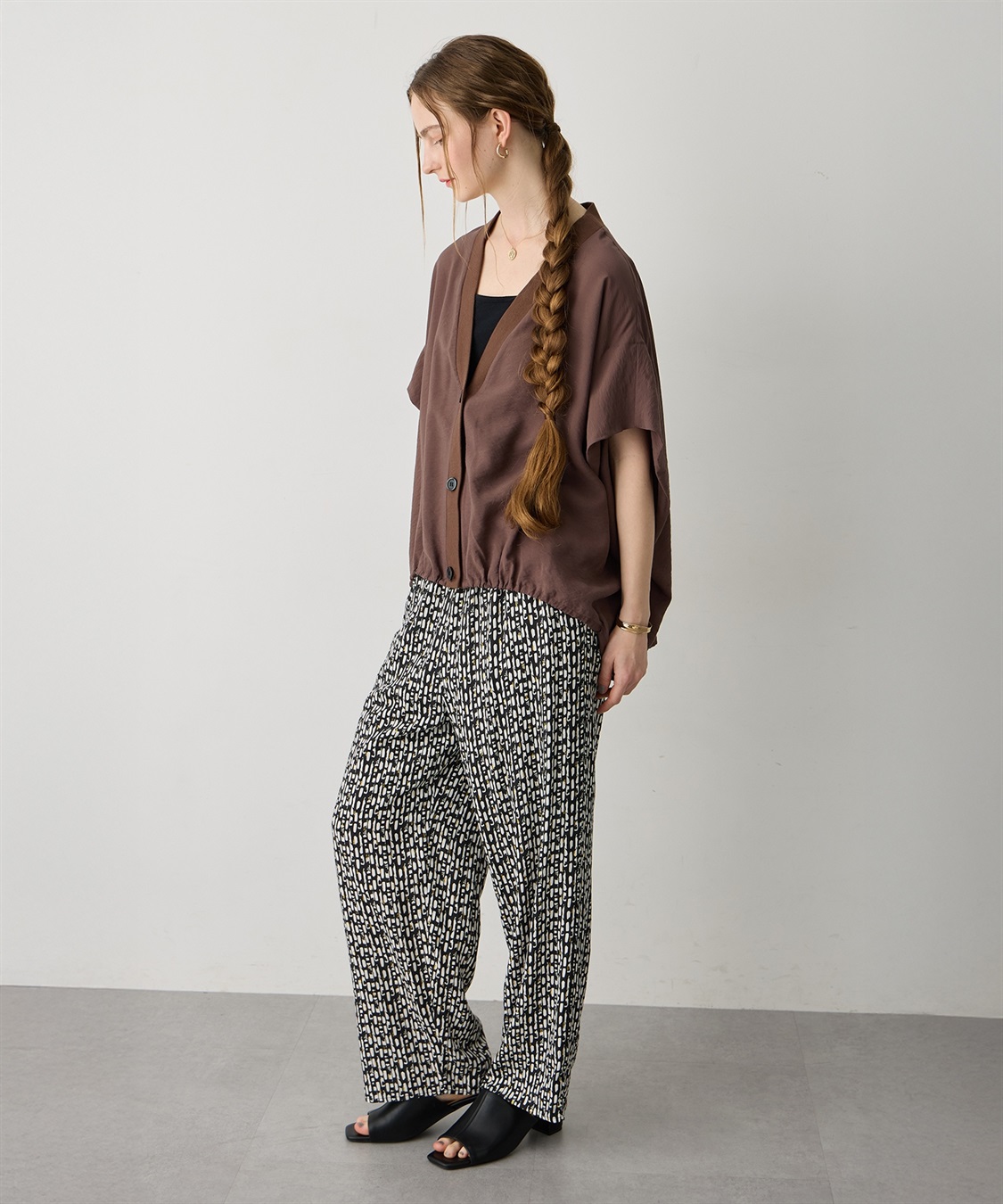 LE SOUK HOLIDAY 《WEB限定》裾ドロストシアーカーディガン_sub_17