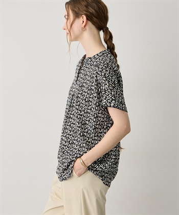 LE SOUK HOLIDAY フレンチスリーブプリントブラウス_subthumb_5