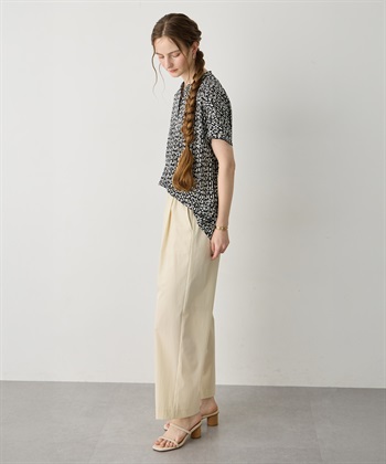 LE SOUK HOLIDAY フレンチスリーブプリントブラウス_subthumb_10