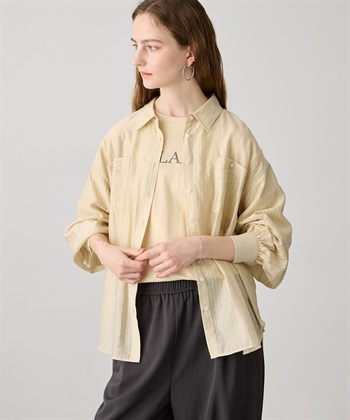 LE SOUK HOLIDAY シアーストライプシャツ_subthumb_6