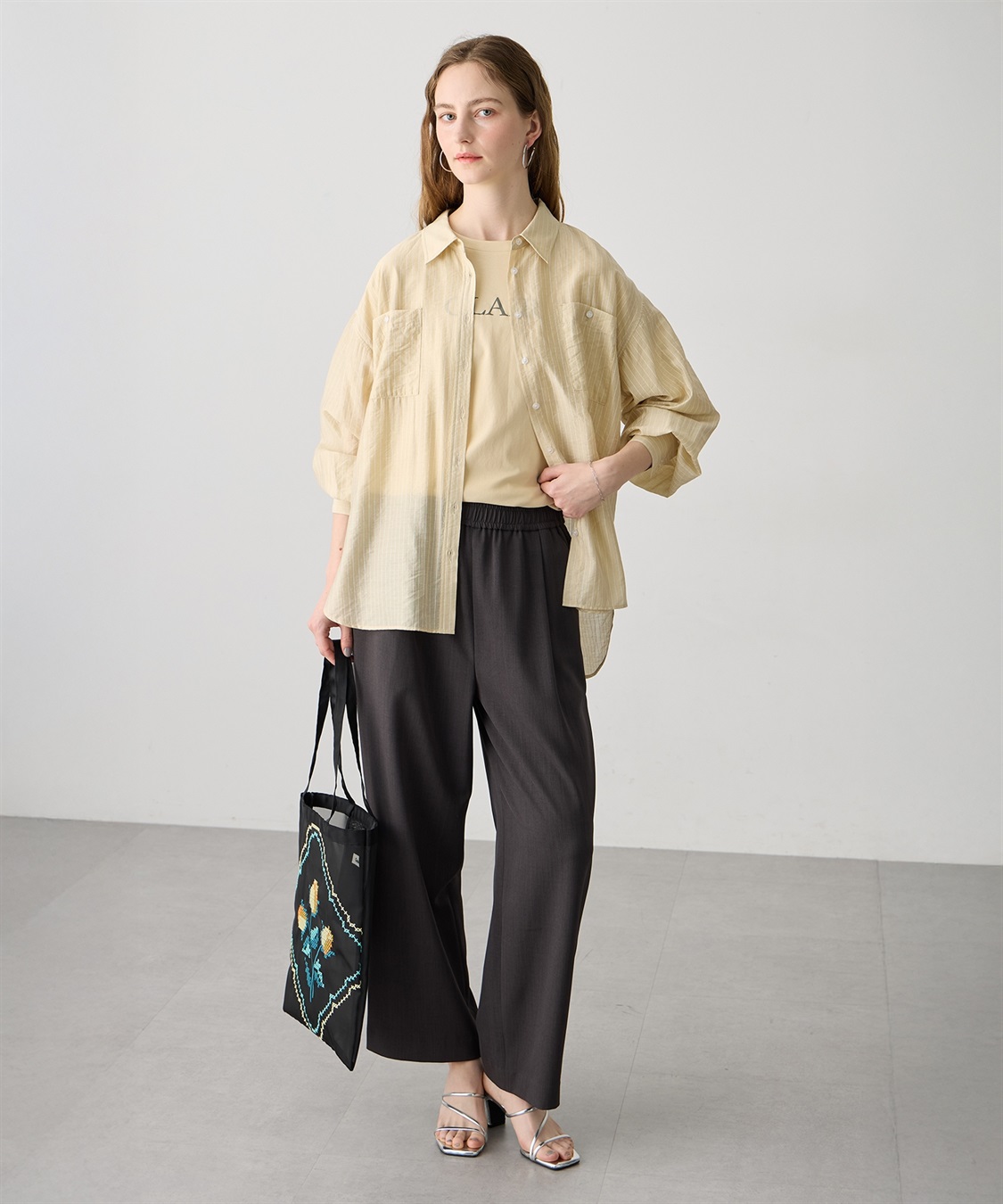 LE SOUK HOLIDAY シアーストライプシャツ_sub_14