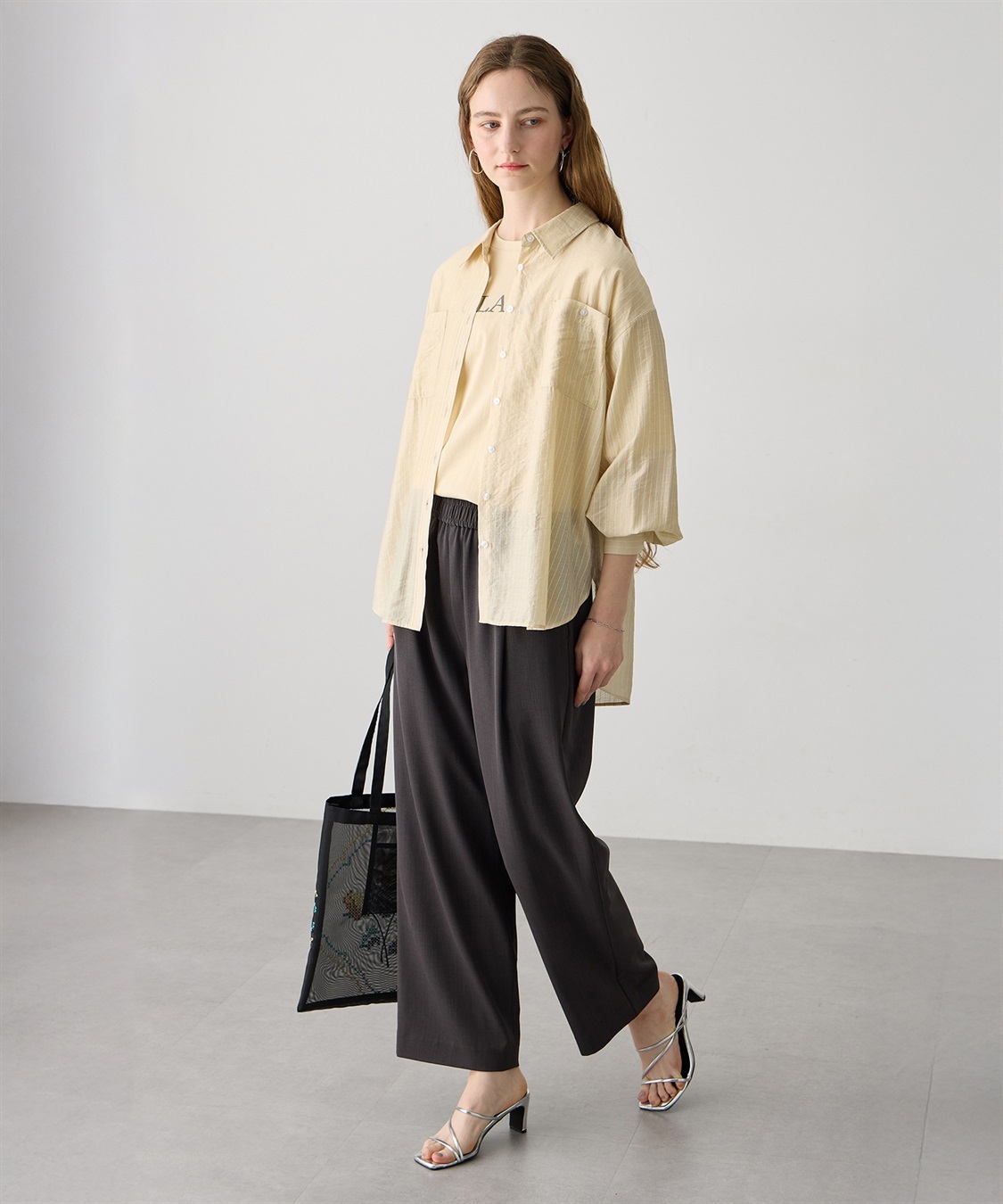 LE SOUK HOLIDAY シアーストライプシャツ_sub_15