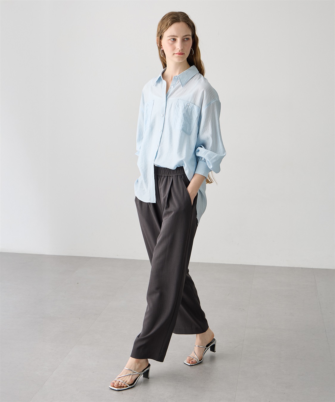 LE SOUK HOLIDAY シアーストライプシャツ_sub_19